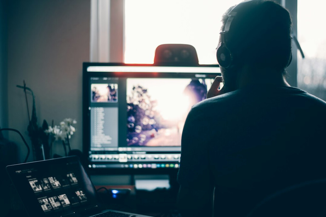 filmmaker reviewing video edits