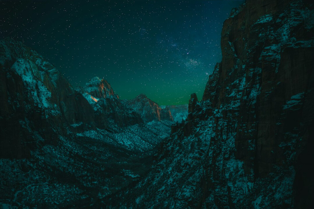 cinematic landscape shot