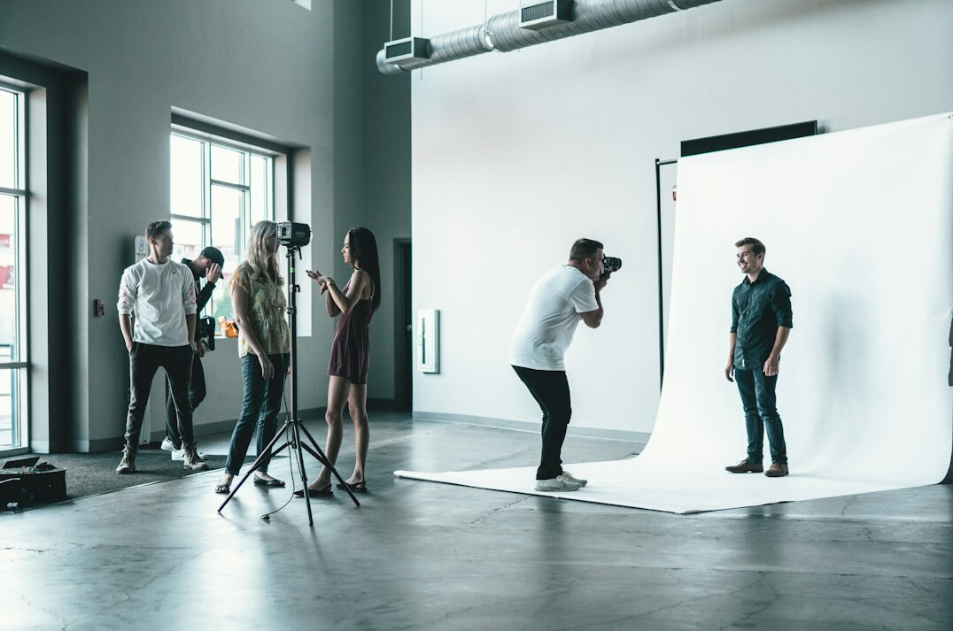 director filming scene