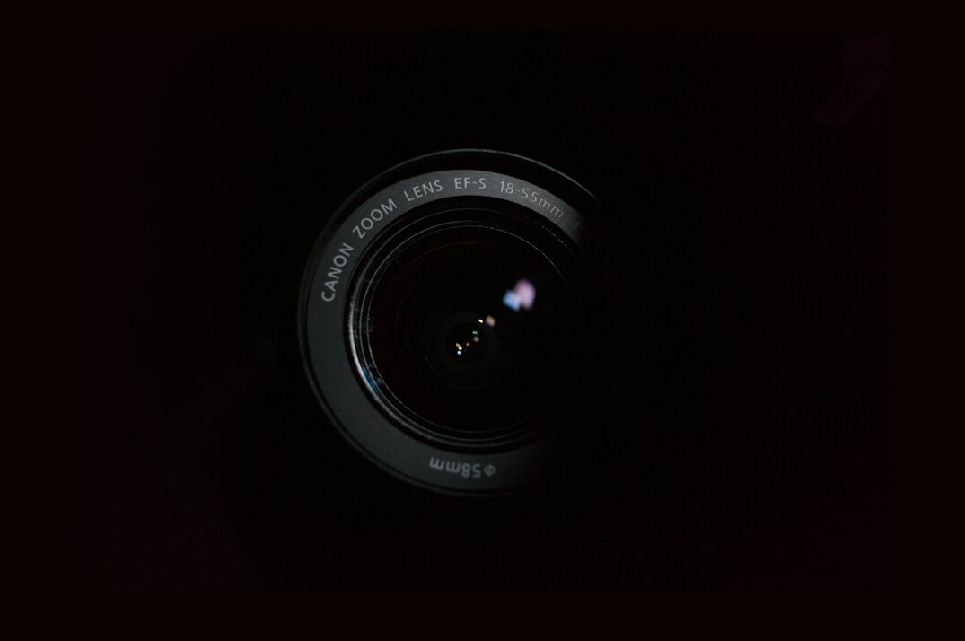 rain drops on camera lens