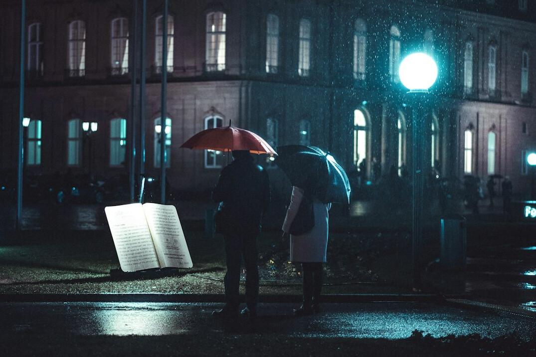 filmmaker shooting in rain